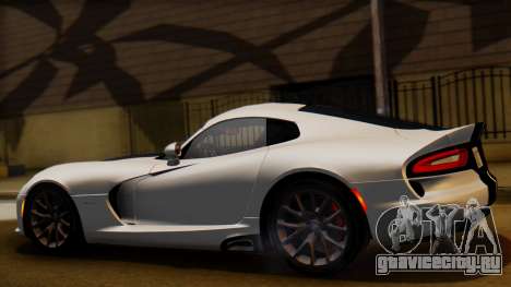 Dodge Viper SRT GTS 2013 IVF (HQ PJ) LQ Dirt для GTA San Andreas