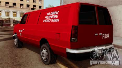 SAFD In Service Training Van для GTA San Andreas