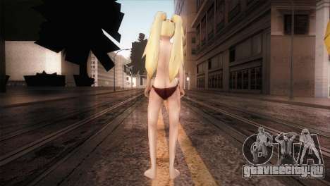 Blond Hair Bikini Wfybe для GTA San Andreas