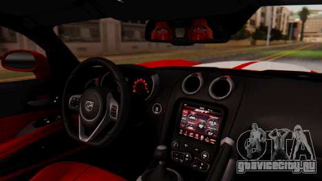 Dodge Viper SRT GTS 2013 IVF (MQ PJ) LQ Dirt для GTA San Andreas
