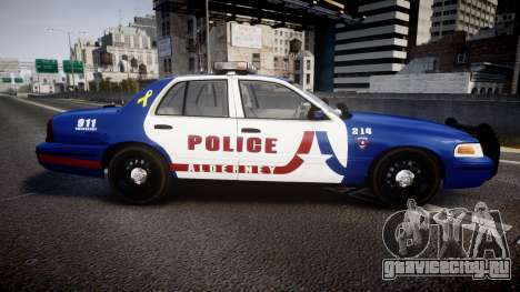 Ford Crown Victoria Alderney Police [ELS] для GTA 4