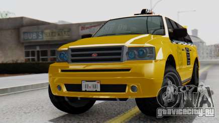 Vapid Landstalker Taxi SR 4 Style Flatshadow для GTA San Andreas