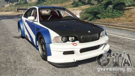 BMW M3 GTR E46 Most Wanted v1.2 для GTA 5