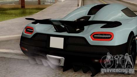 Koenigsegg Agera R 2014 для GTA San Andreas