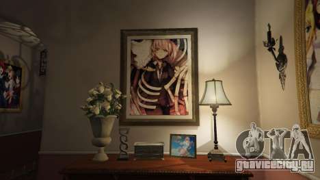 Аниме постеры для дома Майкла для GTA 5