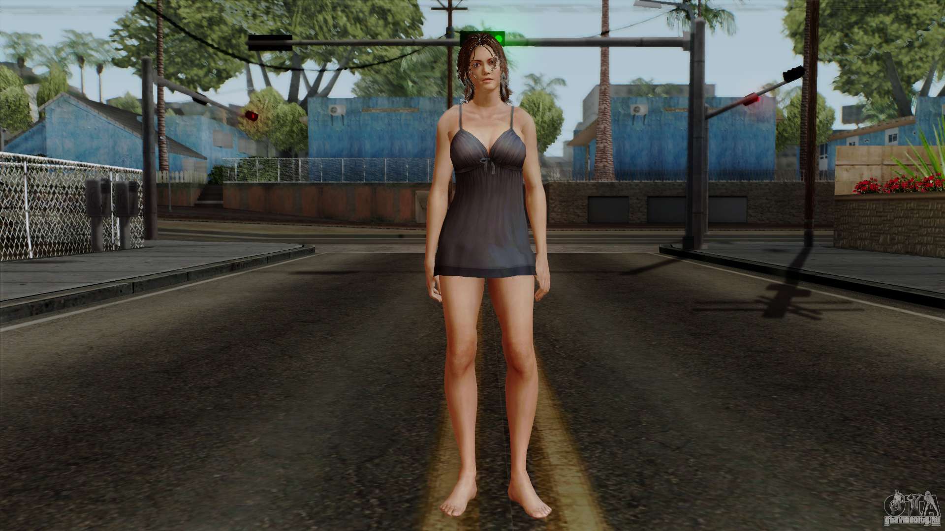 RE6 Deborah Harper Dress для GTA San Andreas. 