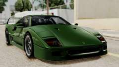 Ferrari F40 1987 with Up without Bonnet IVF для GTA San Andreas