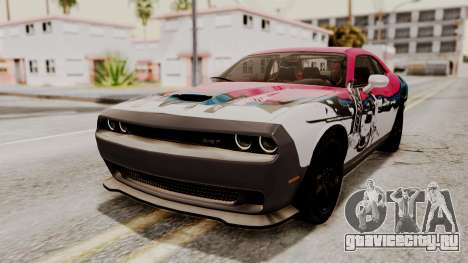 Dodge Challenger SRT Hellcat 2015 HQLM для GTA San Andreas