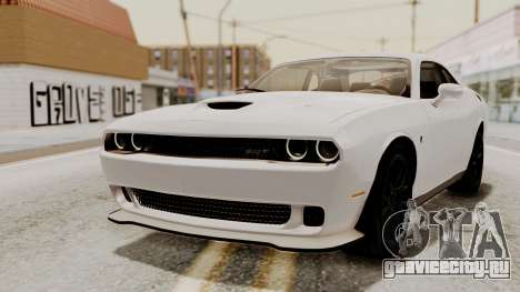 Dodge Challenger SRT Hellcat 2015 HQLM PJ для GTA San Andreas