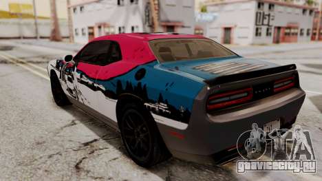Dodge Challenger SRT Hellcat 2015 HQLM для GTA San Andreas