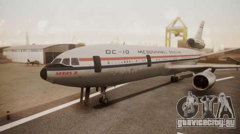 McDonnell-Douglas DC-10 Prototype N1339U для GTA San Andreas