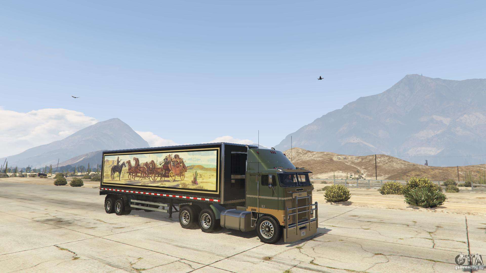 Smokey and the bandit trailer mural