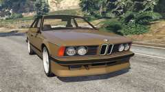 BMW M635 CSI (E24) 1986 для GTA 5