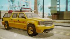 GTA 5 Declasse Granger Lifeguard для GTA San Andreas