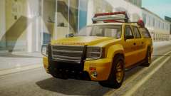 GTA 5 Declasse Granger Lifeguard IVF для GTA San Andreas