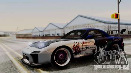Mazda RX-7 Black Rock Shooter Itasha для GTA San Andreas