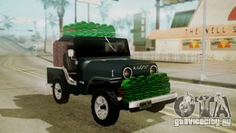 Jeep Willys Cafetero для GTA San Andreas