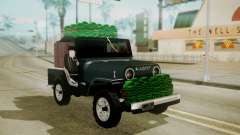 Jeep Willys Cafetero для GTA San Andreas