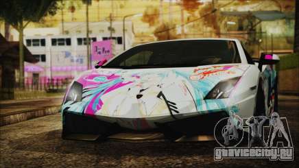 Lamborghini Gallardo LP570-4 2015 Miku Racing 4K для GTA San Andreas