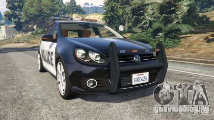 Volkswagen Golf Mk6 Police для GTA 5