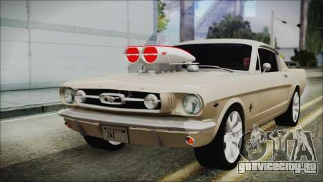 Ford Mustang Fastback 1966 Chrome Edition для GTA San Andreas