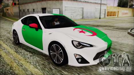 Toyota GT86 (ZN6) 2012 HD Algeria PJ для GTA San Andreas