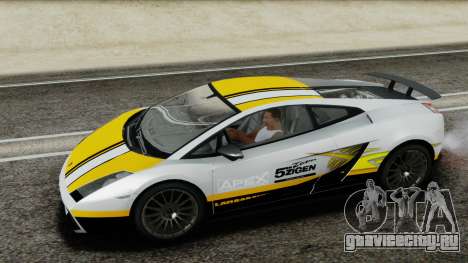 Lamborghini Gallardo Superleggera для GTA San Andreas