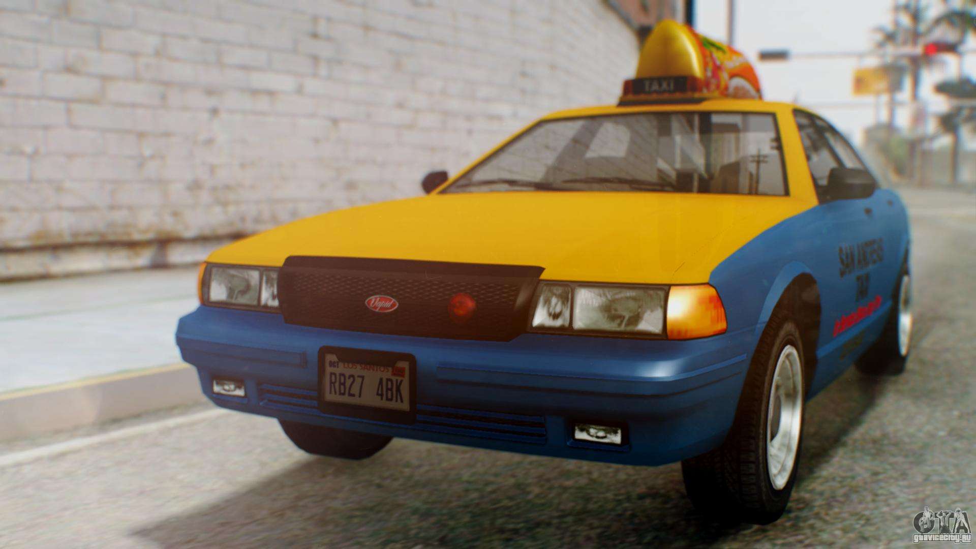 Vapid Taxi with Livery для GTA San Andreas