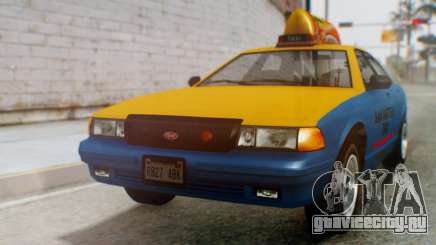 Vapid Taxi with Livery для GTA San Andreas