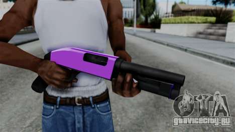 Purple Escopeta для GTA San Andreas