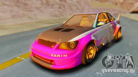 GTA 5 Karin Sultan RS Carbon IVF для GTA San Andreas