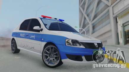 Dacia Logan Iranian Police для GTA San Andreas