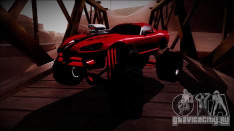 Dodge Viper SRT10 Monster Truck для GTA San Andreas