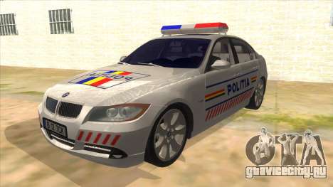 BMW 330XD Romania Police для GTA San Andreas