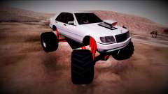 Mercedes-Benz W140 Monster Truck для GTA San Andreas
