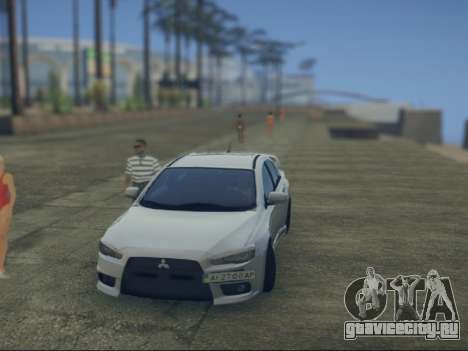 Mitsubishi Lancer Evolution X для GTA San Andreas