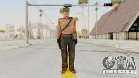 MGSV Phantom Pain Rogue Coyote Soldier Naked v1 для GTA San Andreas