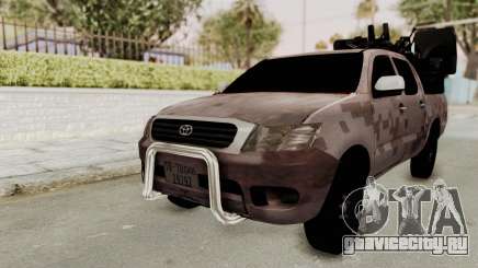 Toyota Hilux 2014 Army Libyan для GTA San Andreas