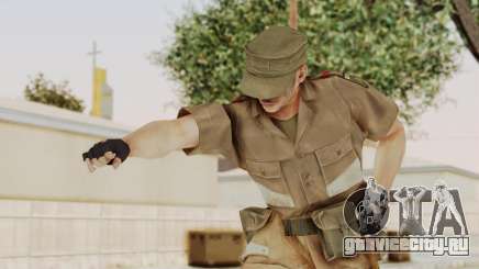 MGSV Phantom Pain CFA Soldier v2 для GTA San Andreas