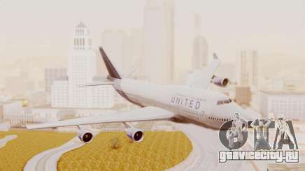 Boeing 747-400 United Airlines для GTA San Andreas