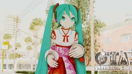 Project Diva F2nd - Hatsune Miku (Shrine Maiden) для GTA San Andreas