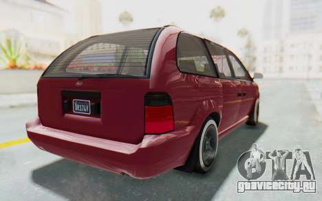 GTA 5 Vapid Minivan Custom without Hydro для GTA San Andreas
