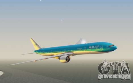 Boeing 777-300ER KLM - Royal Dutch Airlines v2 для GTA San Andreas