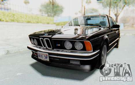 BMW M635 CSi (E24) 1984 IVF PJ3 для GTA San Andreas