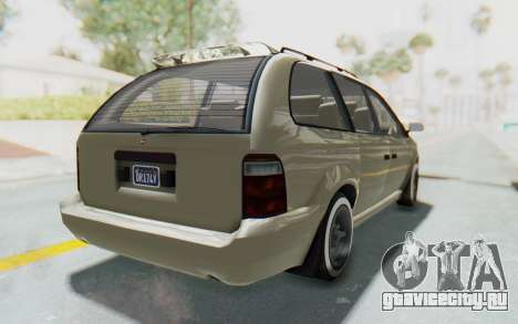 GTA 5 Vapid Minivan Custom without Hydro IVF для GTA San Andreas