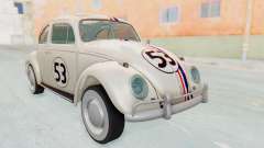 Volkswagen Beetle 1200 Type 1 1963 Herbie для GTA San Andreas