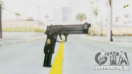 Tariq Iraqi Pistol Back v1 Silver Long Ammo для GTA San Andreas