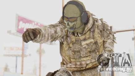 COD MW2 Ghost Sniper Desert Camo для GTA San Andreas