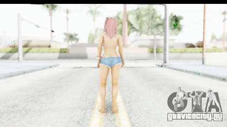 Honoko in Shorts Transparent Shredded Top для GTA San Andreas