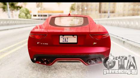 Jaguar F-Type R Coupe 2015 для GTA San Andreas